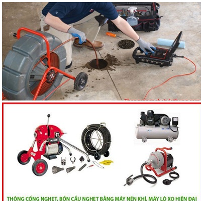 Dịch vụ thông tắc cống lò xo hiện đại giá rẻ TPHCM