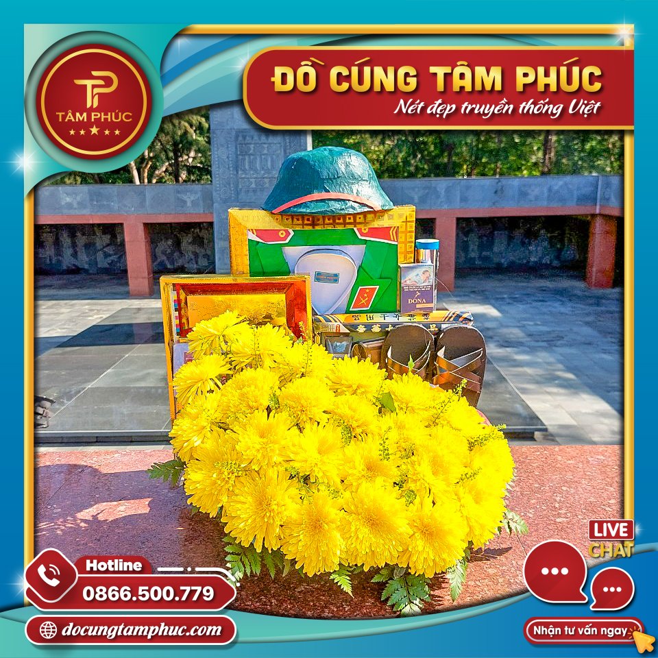 Mâm cúng Cô Sáu và các Chiến sĩ Côn Đảo.
