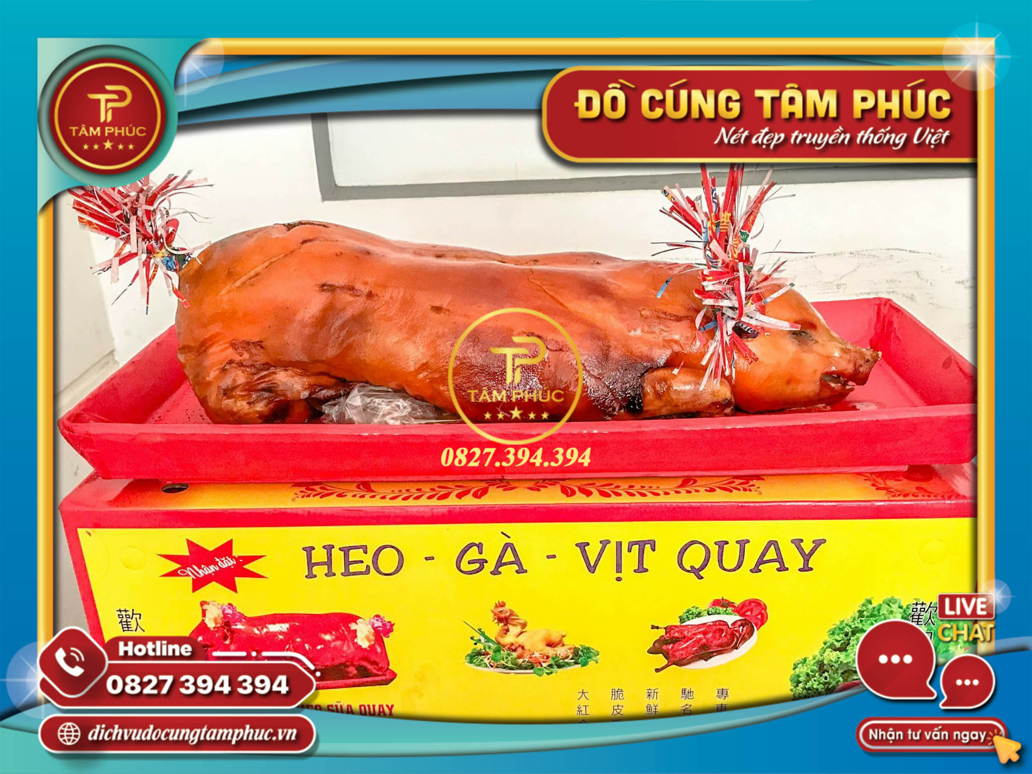 Heo quay con - Heo quay miếng tại Cần Thơ.
