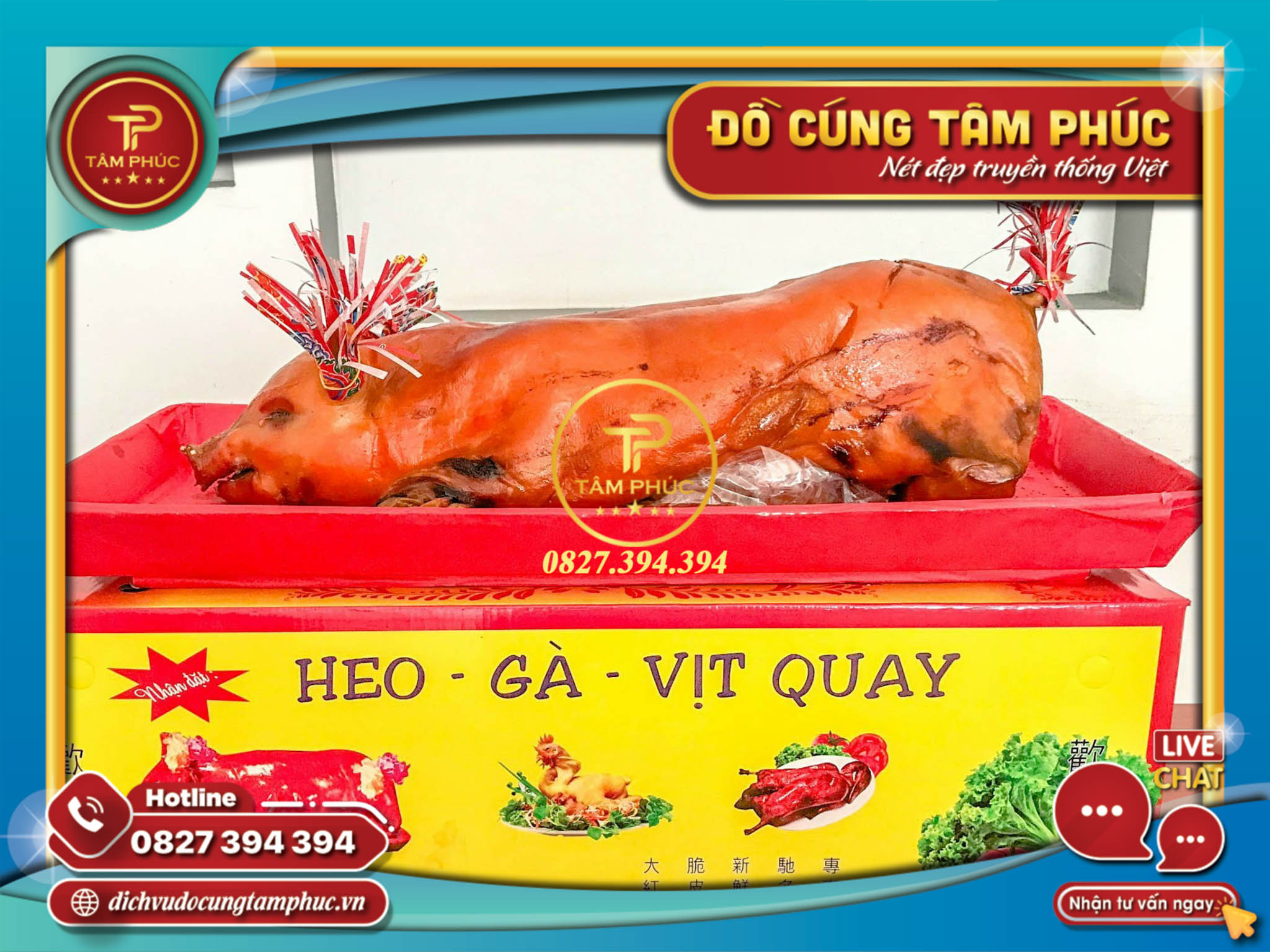 Heo quay con - Heo quay miếng tại Cần Thơ.