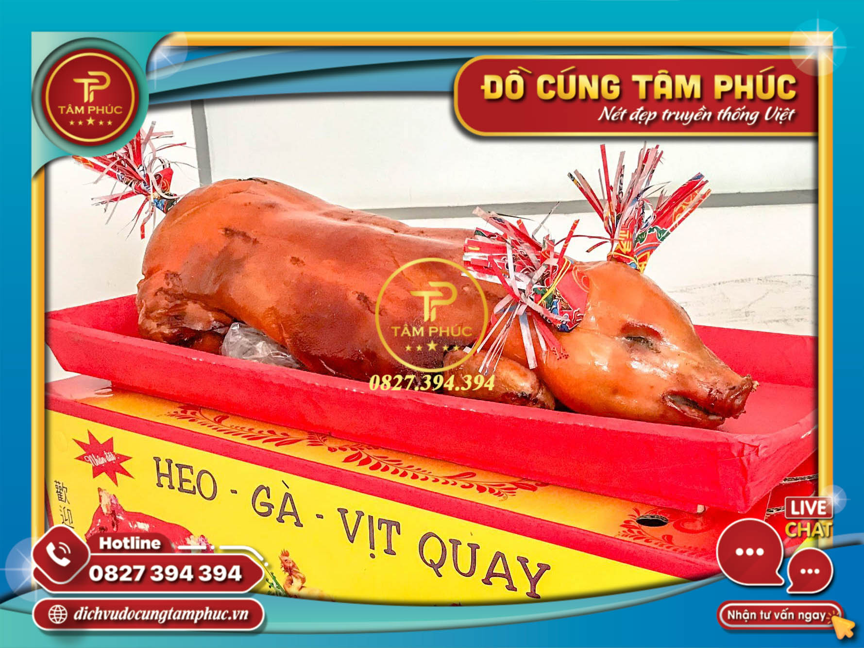 Heo quay con - Heo quay miếng tại Cần Thơ.