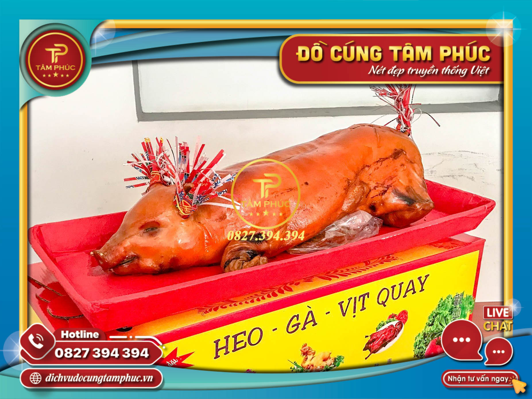 Heo quay con - Heo quay miếng tại Cần Thơ.