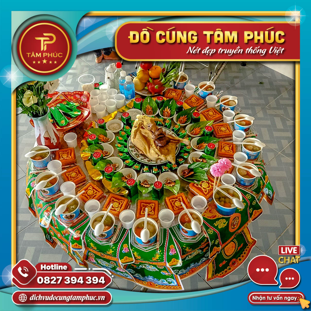 Dịch Vụ Mâm Cúng Tâm Phúc