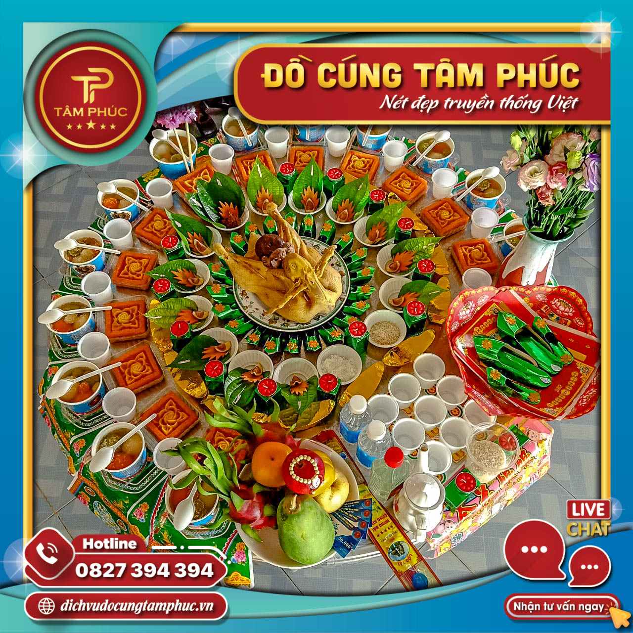 Dịch Vụ Mâm Cúng Tâm Phúc