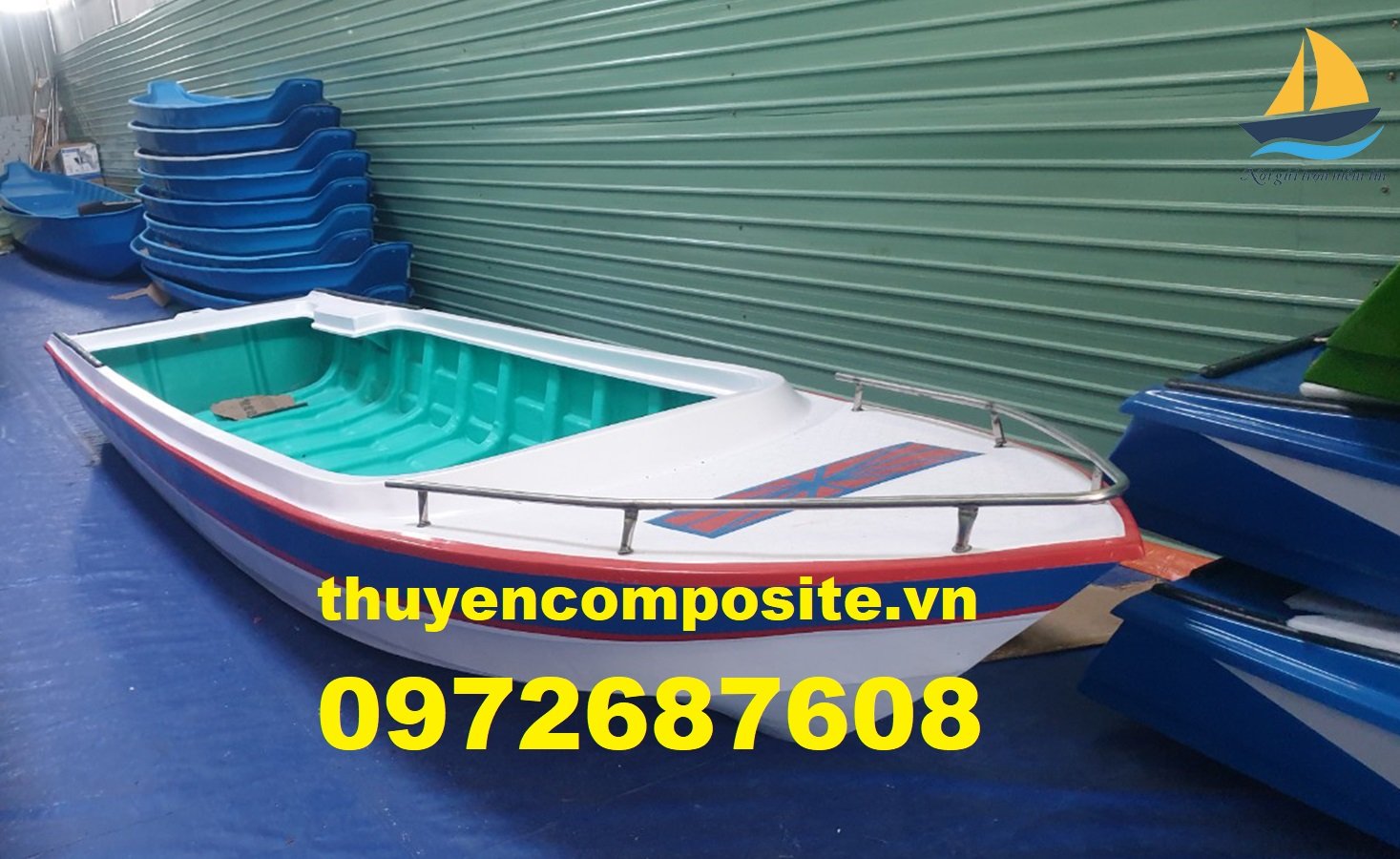 Bán thuyền ghe xuồng nhựa composite, vỏ lãi composite, cano composite