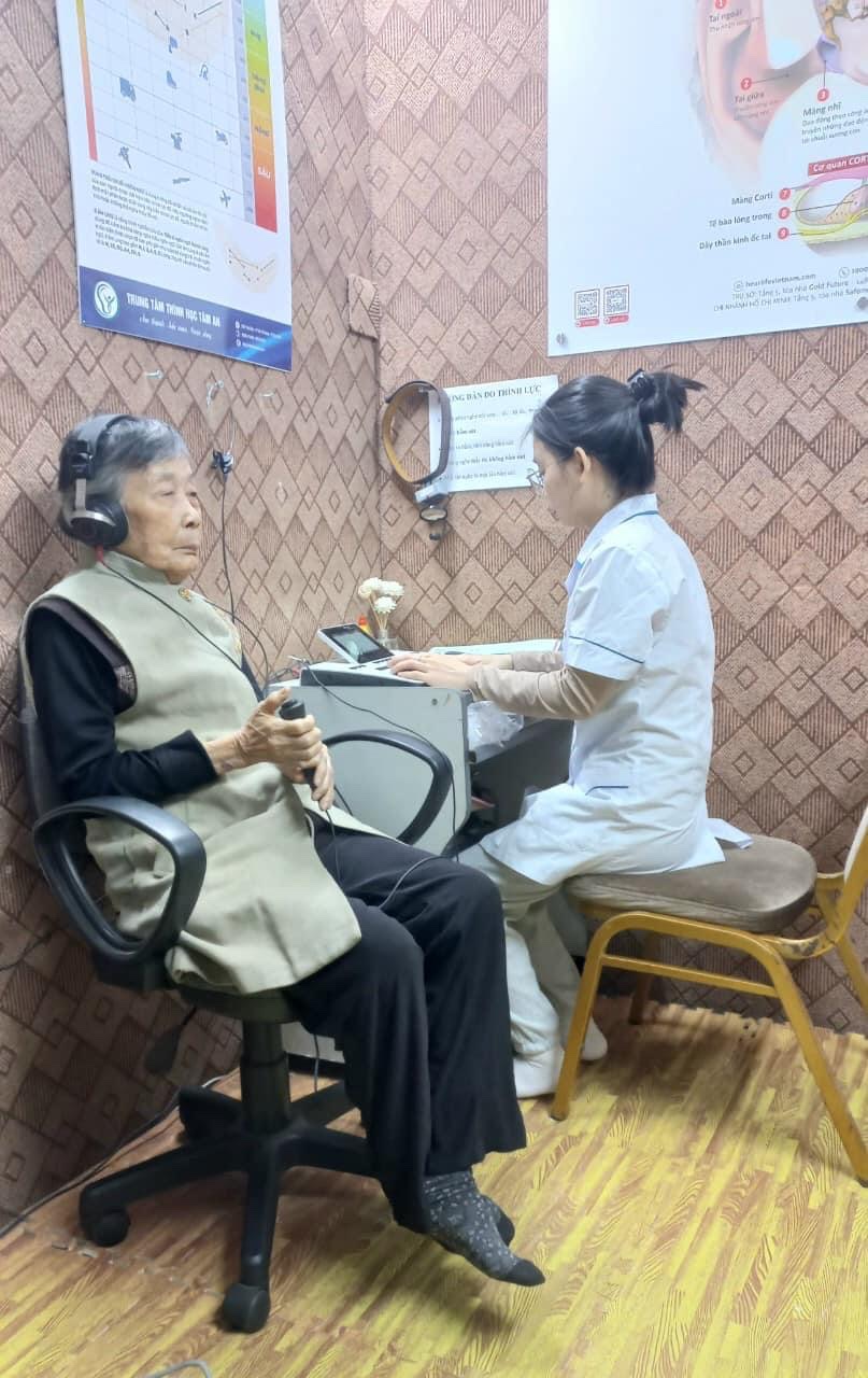 Quy trình đo thính lực lắp máy trợ thính tại trợ thính Tâm An