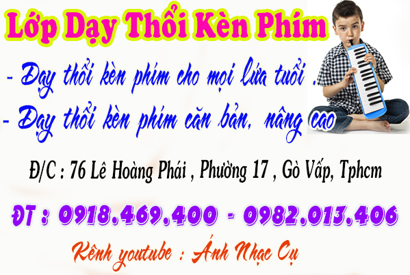 Lớp dạy thổi kèn phím ( melodion ) tại tphcm