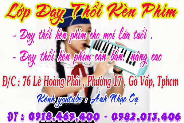 Lớp dạy thổi kèn phím ( melodion ) tại tphcm