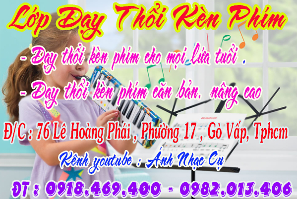 Lớp dạy thổi kèn phím ( melodion ) tại tphcm