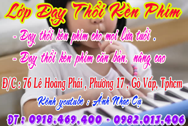 Lớp dạy thổi kèn phím ( melodion ) tại tphcm