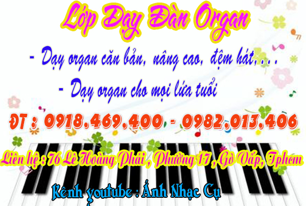 Lớp dạy đàn organ cho mọi lứa tuổi tại gò vấp