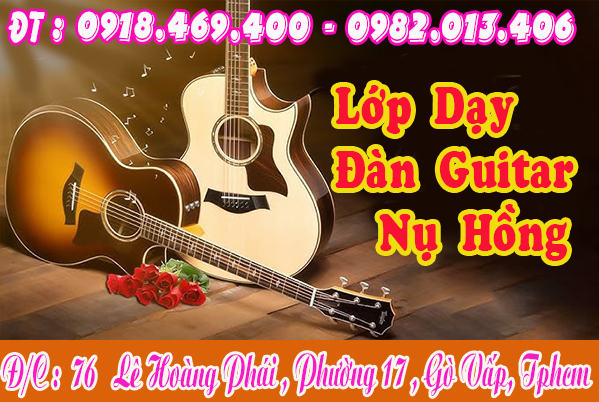 Lớp học đàn guitar uy tín chất lượng tại gò vấp