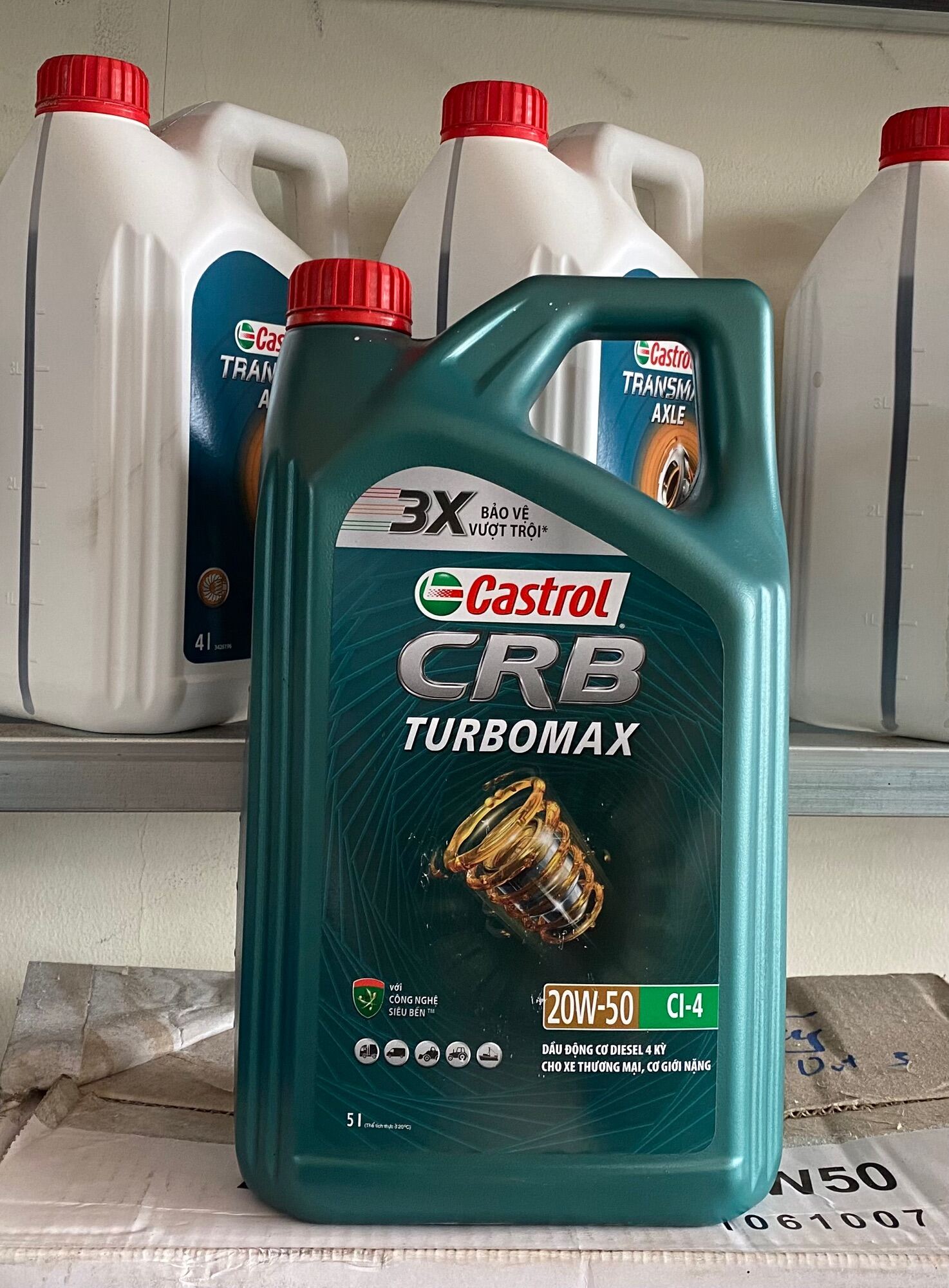 Đại lý mua bán Dầu động cơ Castrol CRB Tubomax 20W50 Ci-4 chính hãng.