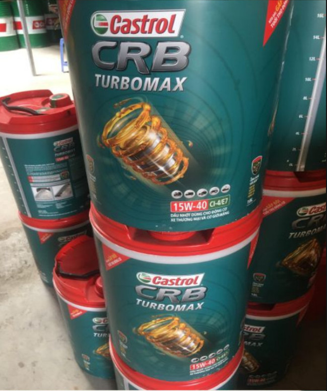 Đại lý mua bán Dầu động cơ Castrol CRB Tubomax 20W50 Ci-4 chính hãng.