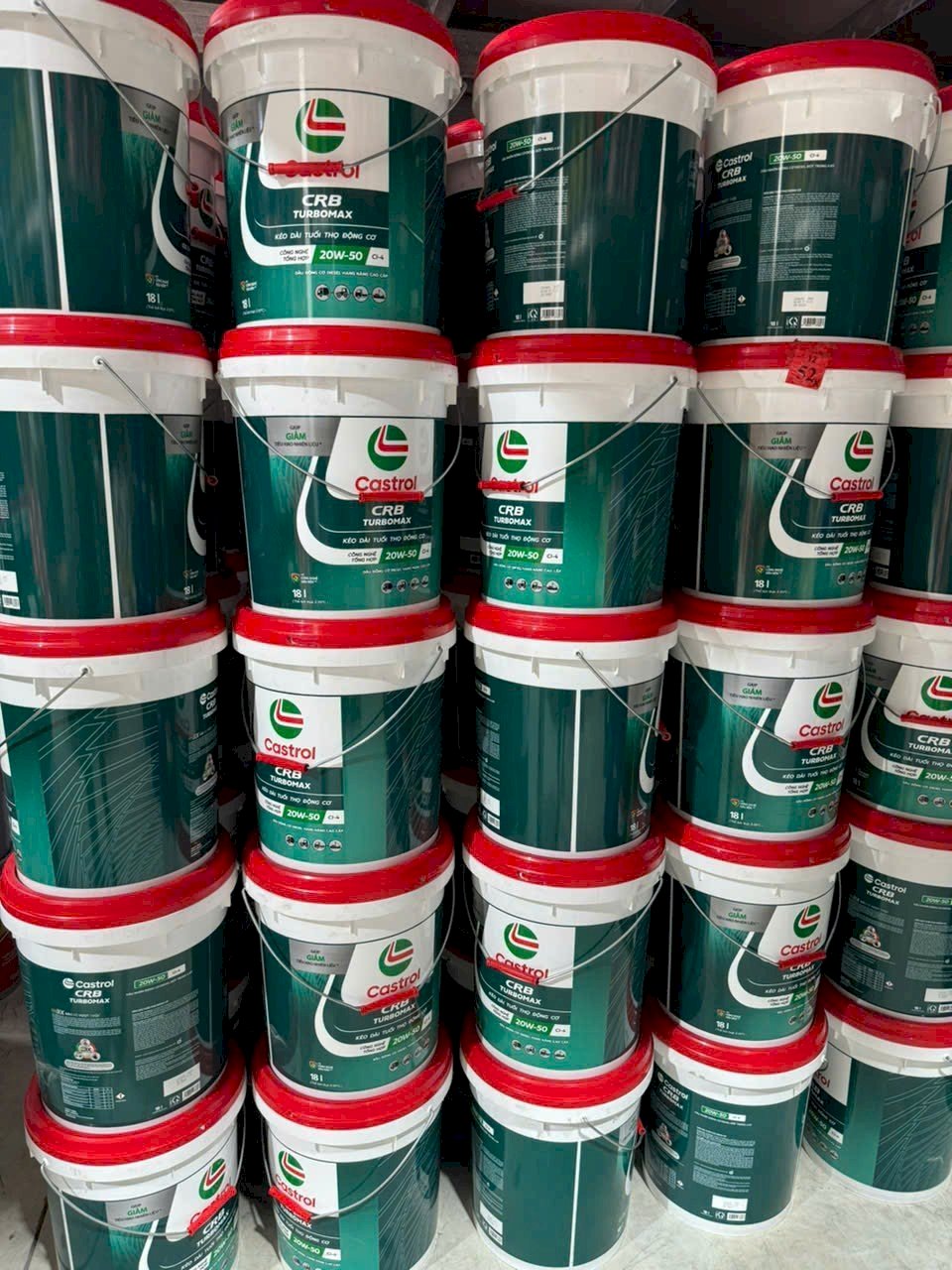 Bán Dầu động cơ Castrol CRB Turbomax 20W50 Ci4 chính hãng tại TPHCM.