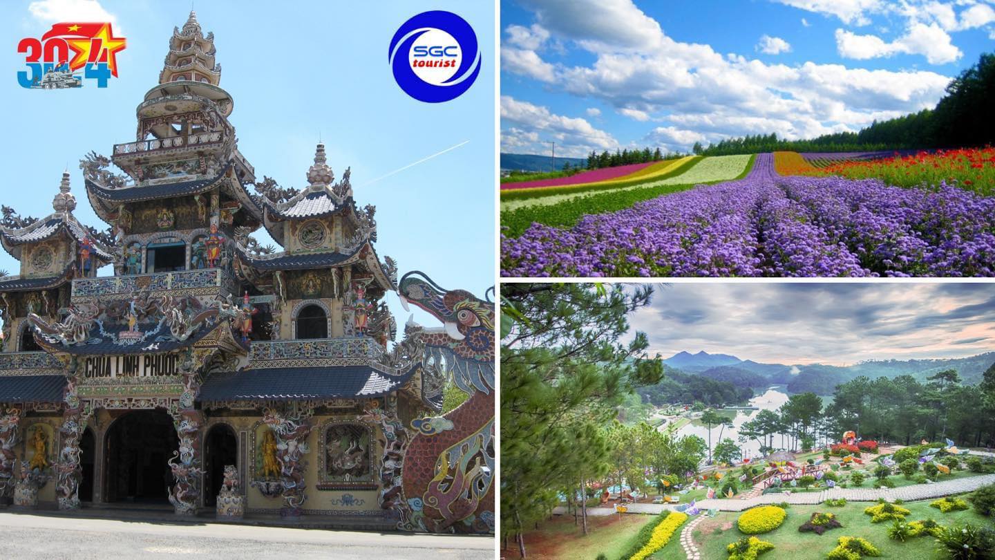 tour Đà Lạt 3n3d - lời của gió và hoa dịp lễ 30/04