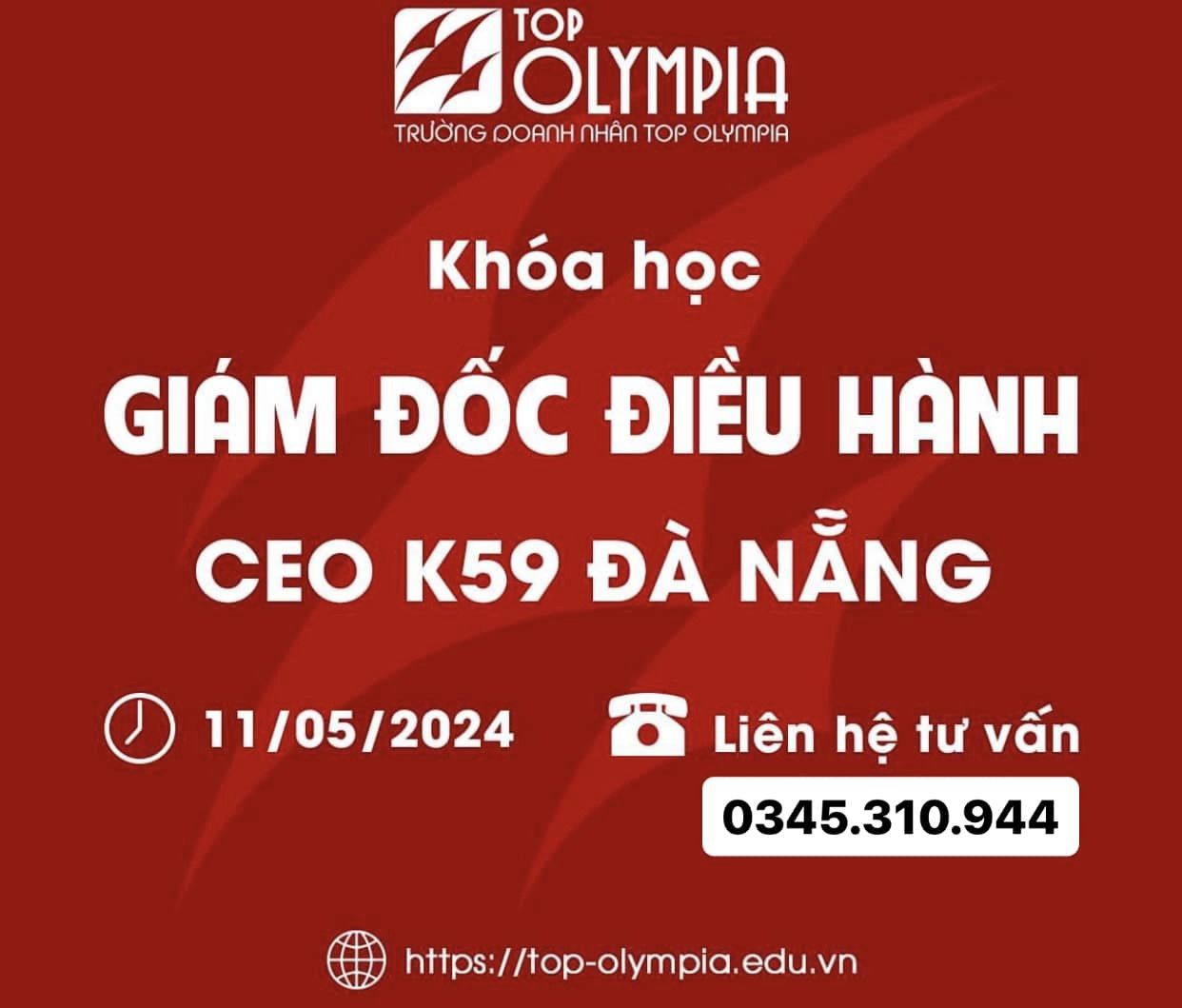 Khoá học CEO K59 khai giảng tại Top Olympia Đà Nẵng