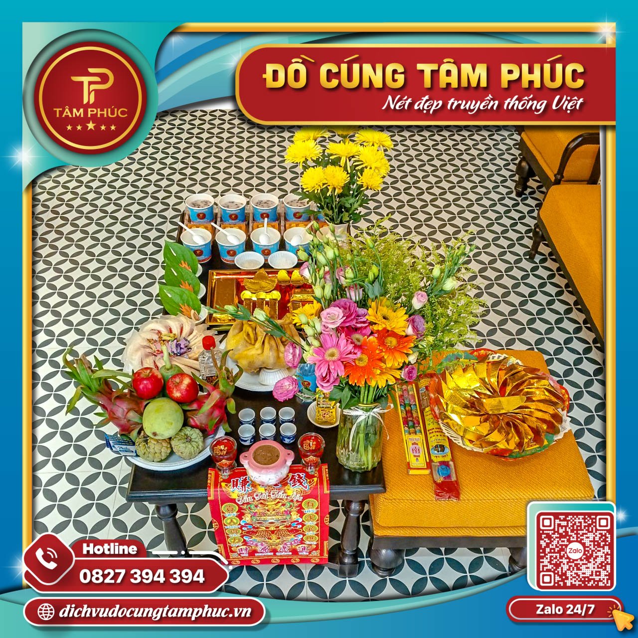 Mâm Cúng Khai Trương