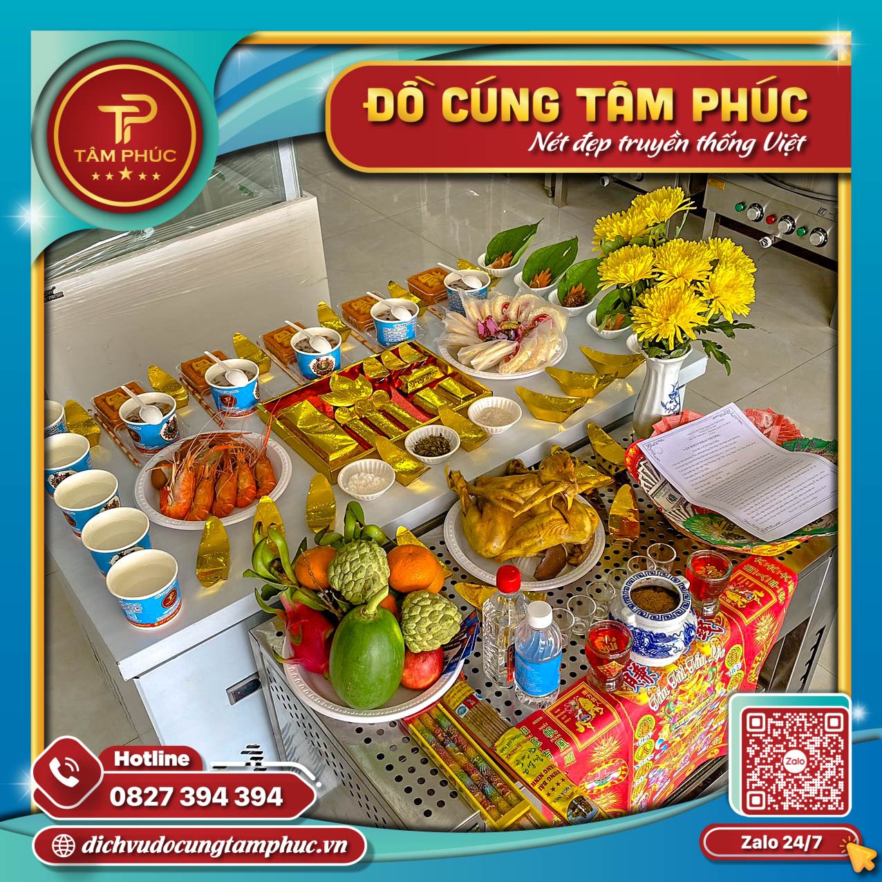 Mâm Cúng Khai Trương