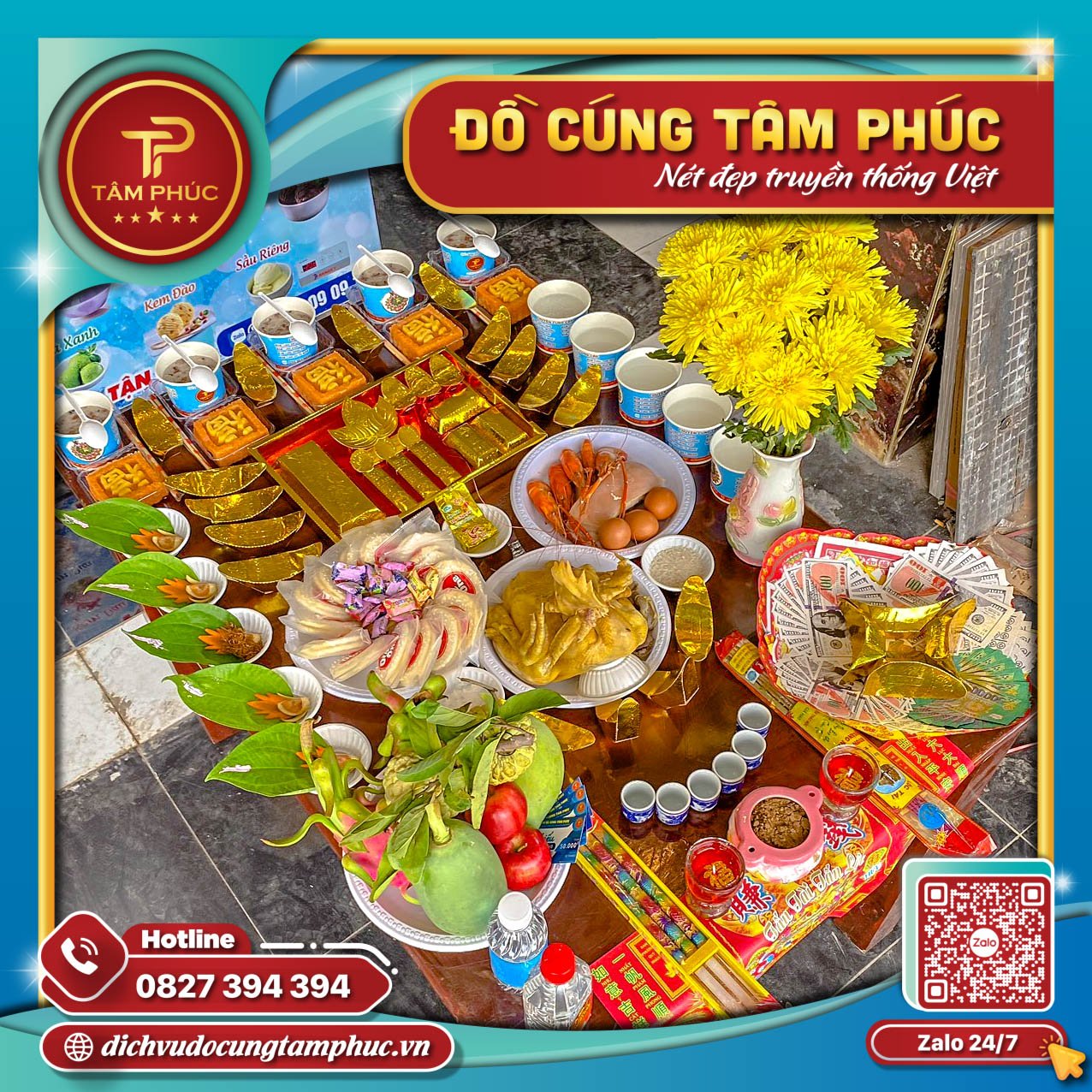 Mâm Cúng Khai Trương