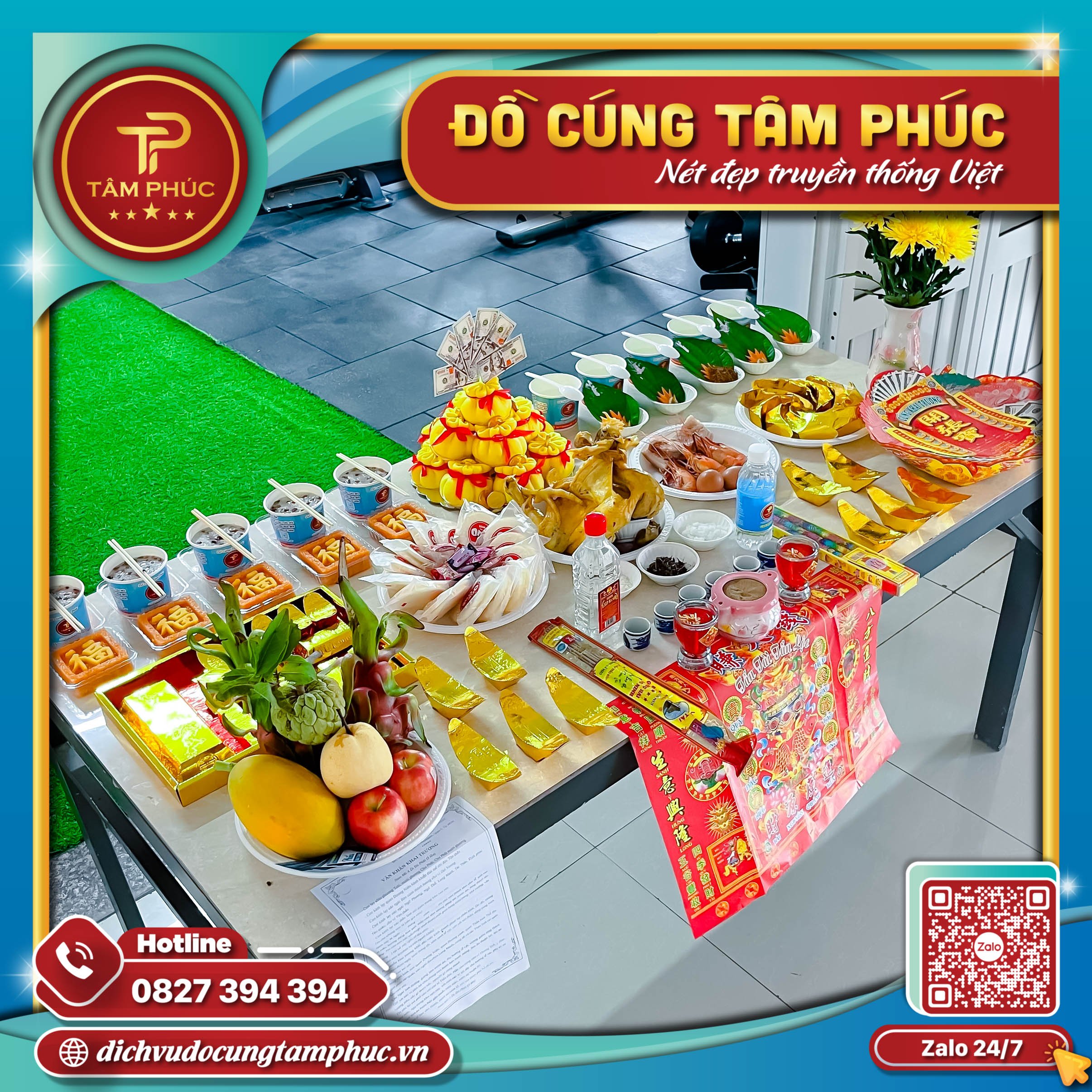 Mâm Cúng Khai Trương