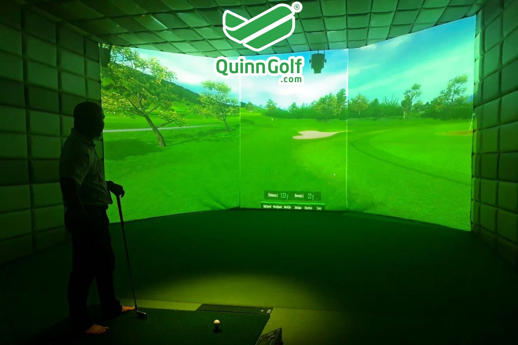 Thi công, lắp đặt trọn gói phòng Golf 3D trong nhà