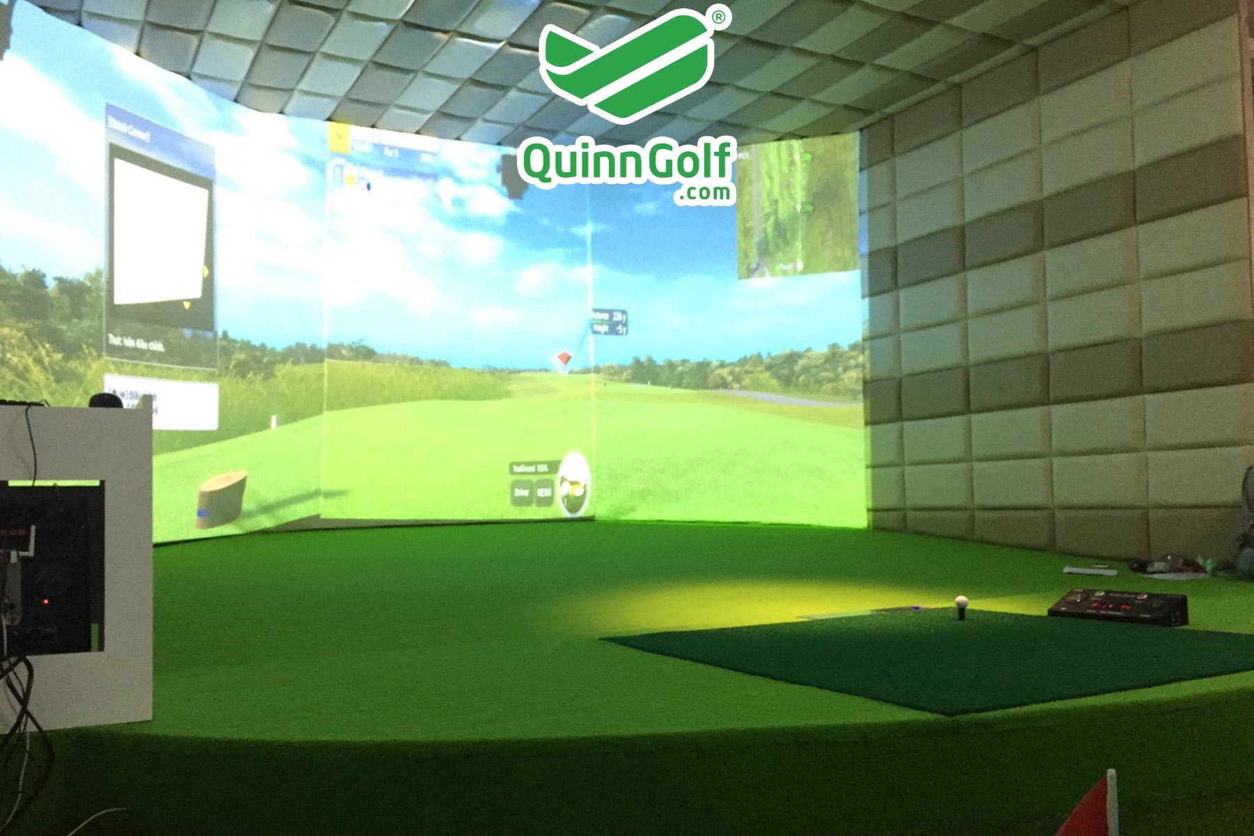 Thi công, lắp đặt trọn gói phòng Golf 3D trong nhà