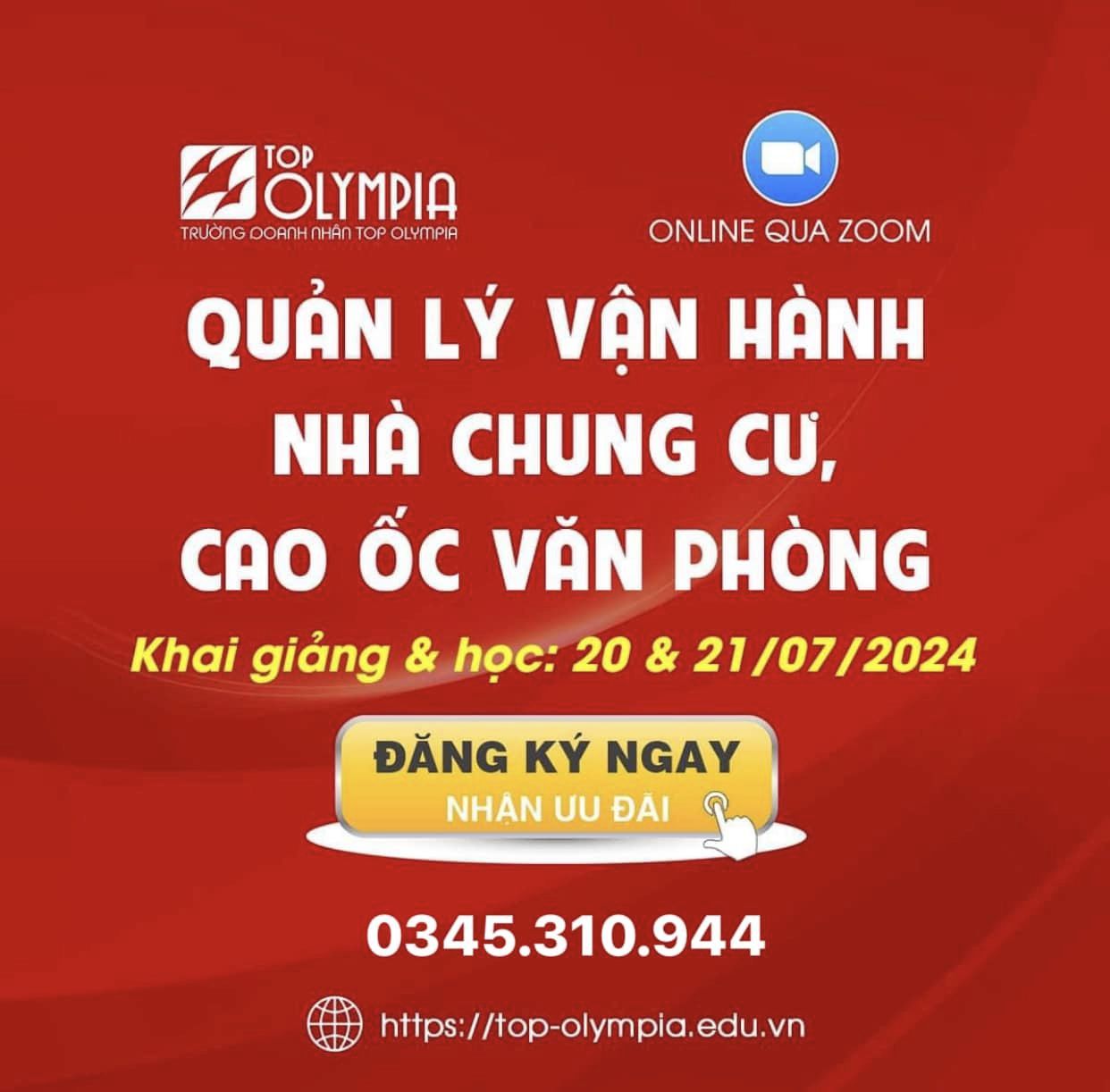 Khoá học Vận hành, quản lý toà nhà chung cư