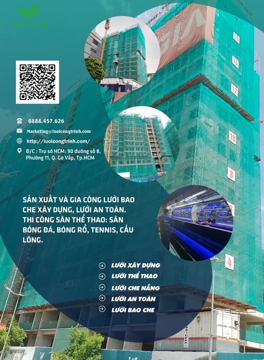 Lưới Công Trình - sản xuất và gia công các loại lưới chất lượng cao