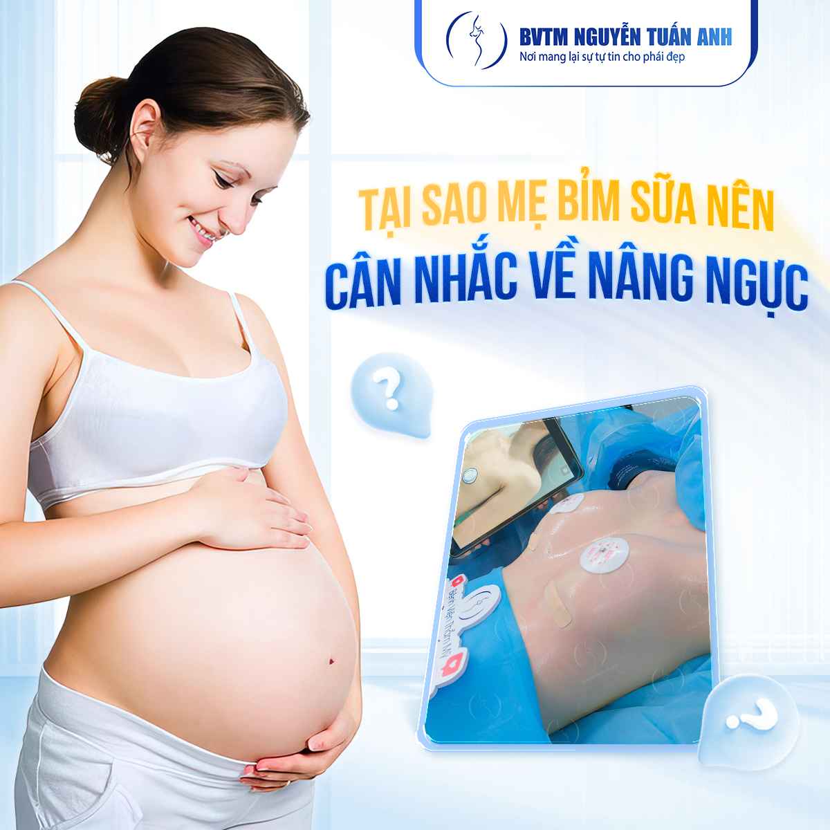 Những Điều Cần Biết Về Nâng Ngực Cho Mẹ Bỉm Sửa