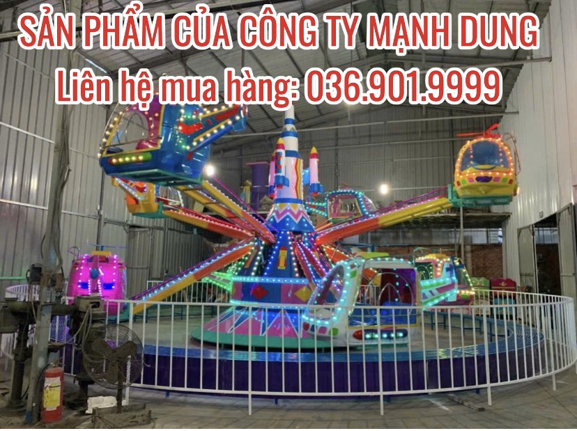 Xe điện đụng, xe lửa điện, đu quay điện, nhà hơi liên kết