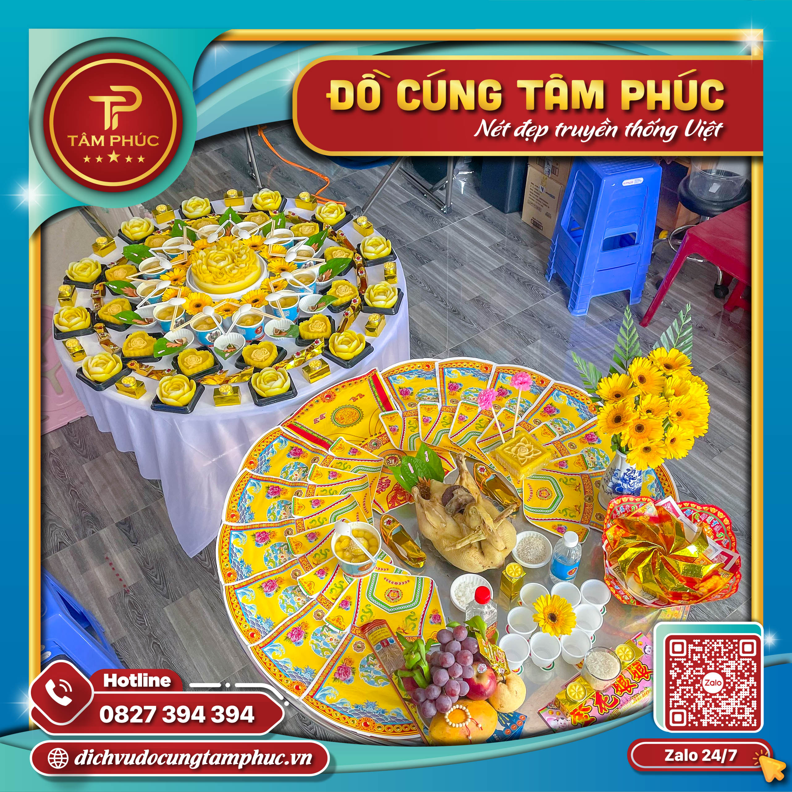 Ý nghĩa Thuyền hoa trong mâm cúng mụ cho bé.