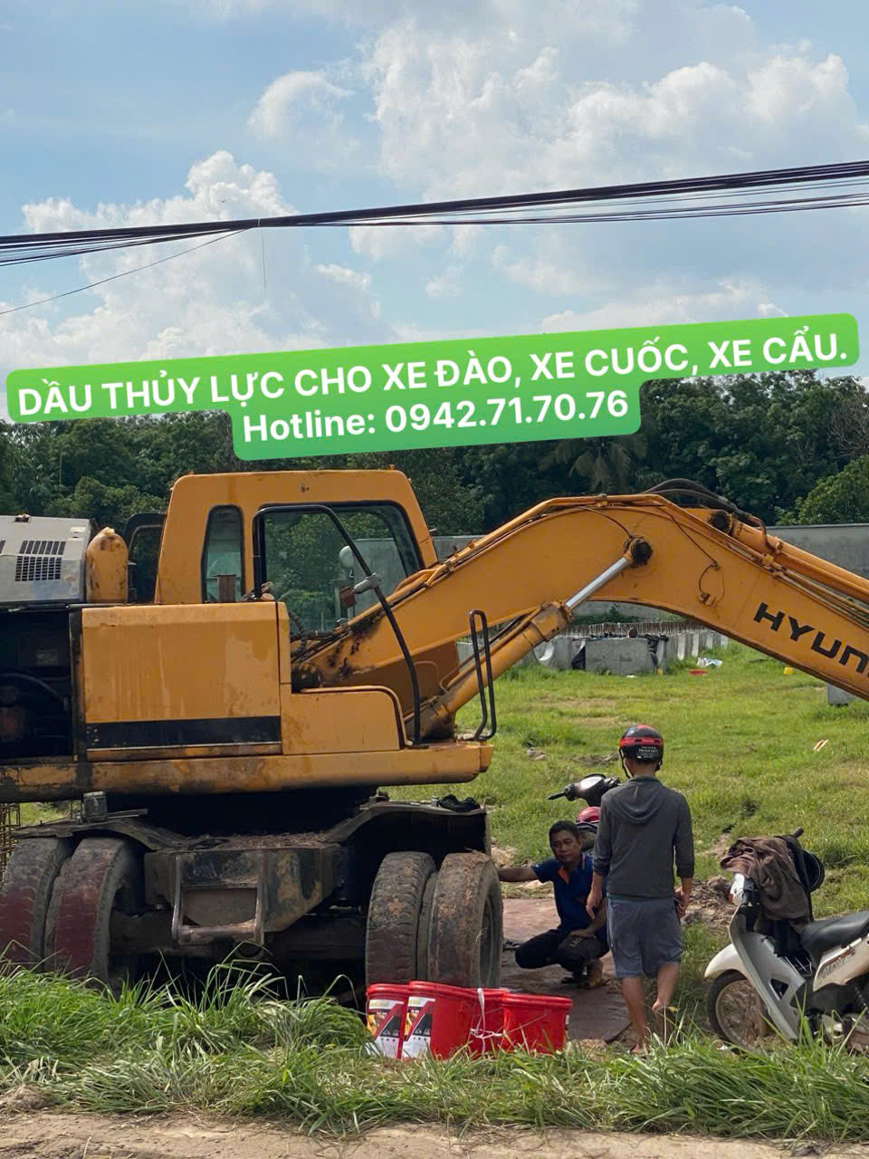 Dầu thủy lực 68 (Nhớt 10) Giá Tốt cho Xe Cuốc, Xe Đào, Xe Nâng.