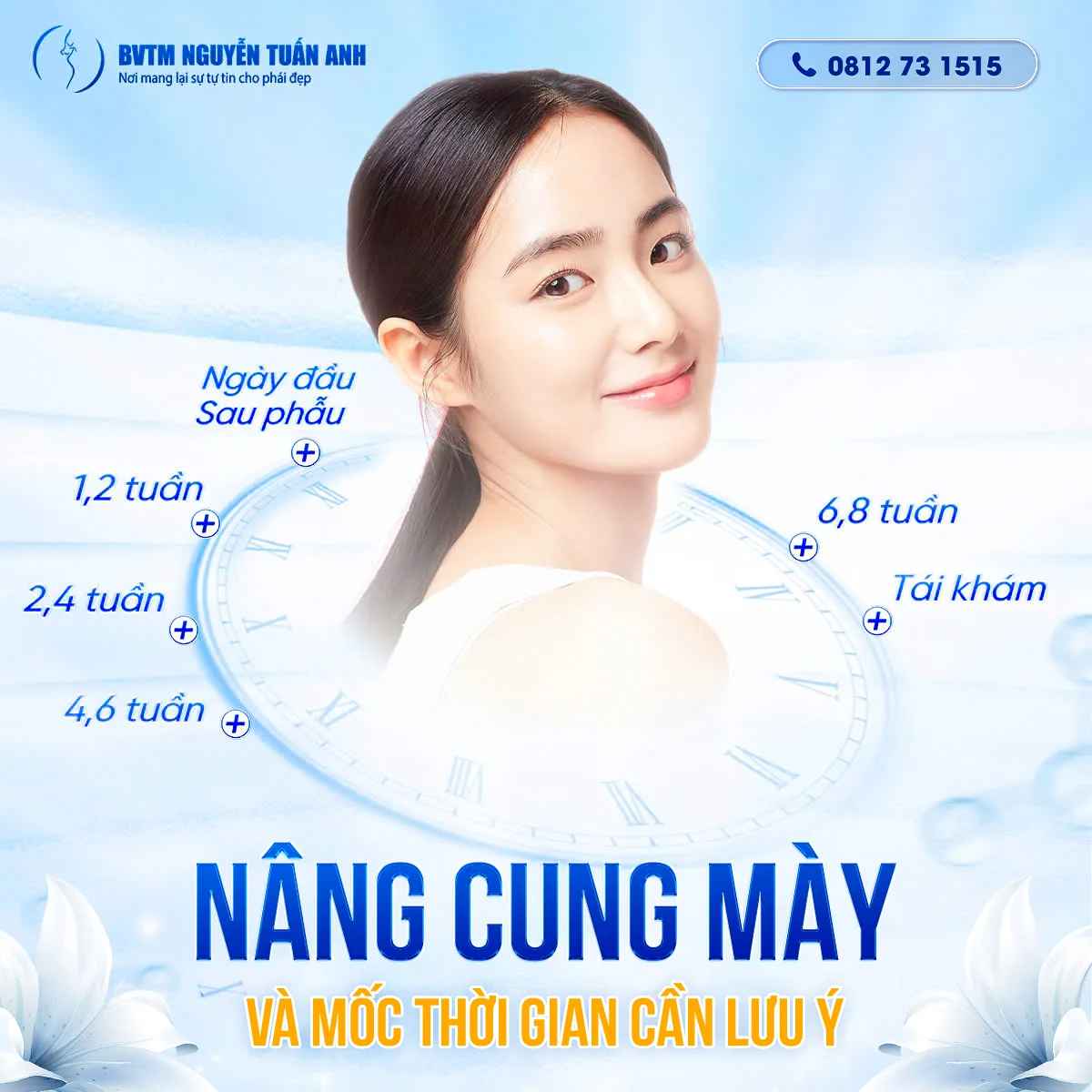 Những Lưu ý Sau Khi PTTM Nâng Cung Chân Mày