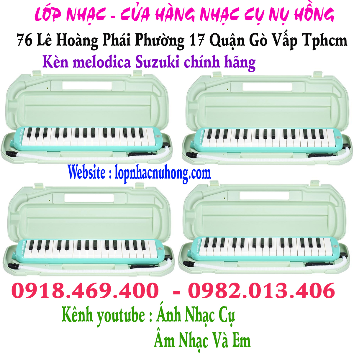 Địa chỉ Shop bán kèn melodica hiệu Suzuki, Yamaha tại gò vấp, tphcm