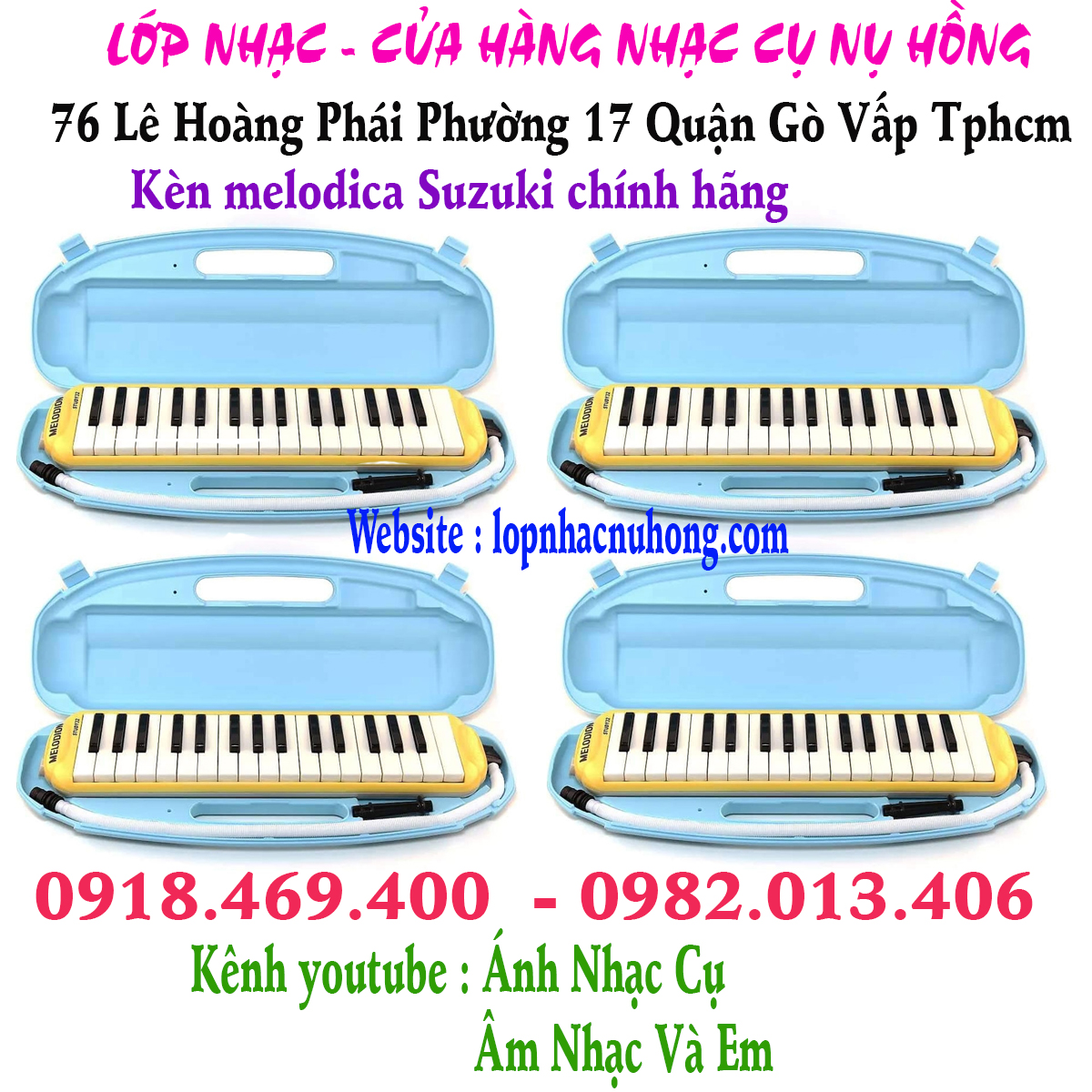 Địa chỉ Shop bán kèn melodica hiệu Suzuki, Yamaha tại gò vấp, tphcm