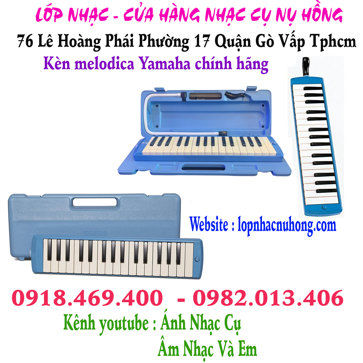 Địa chỉ Shop bán kèn melodica hiệu Suzuki, Yamaha tại gò vấp, tphcm