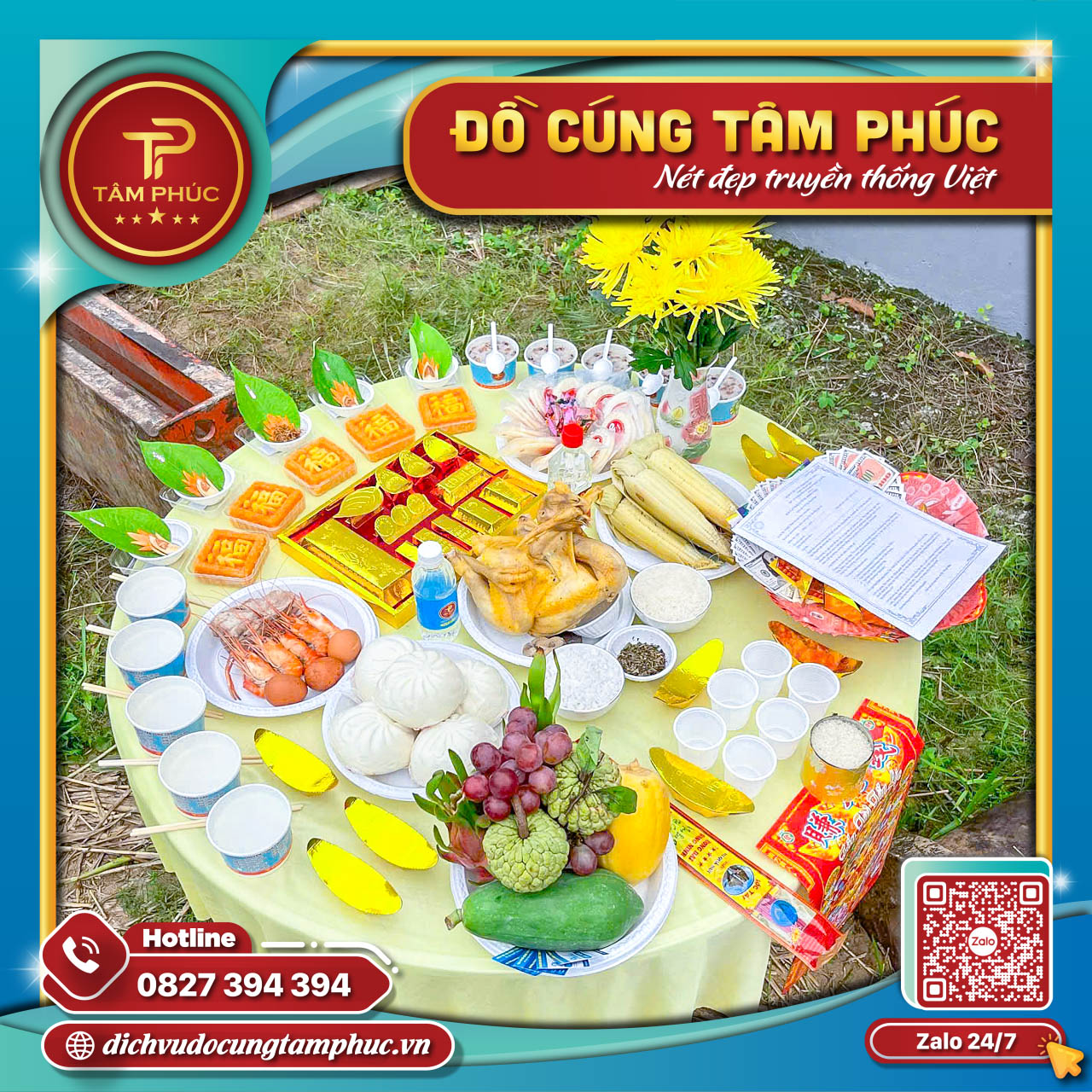 Dịch Vụ Mâm Cúng Trọn Gói Tâm Phúc Cần Thơ