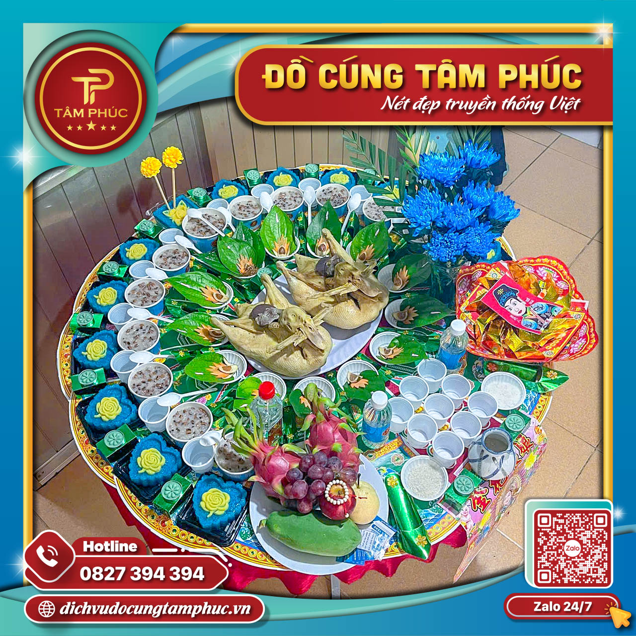 Dịch Vụ Mâm Cúng Trọn Gói Tâm Phúc Cần Thơ