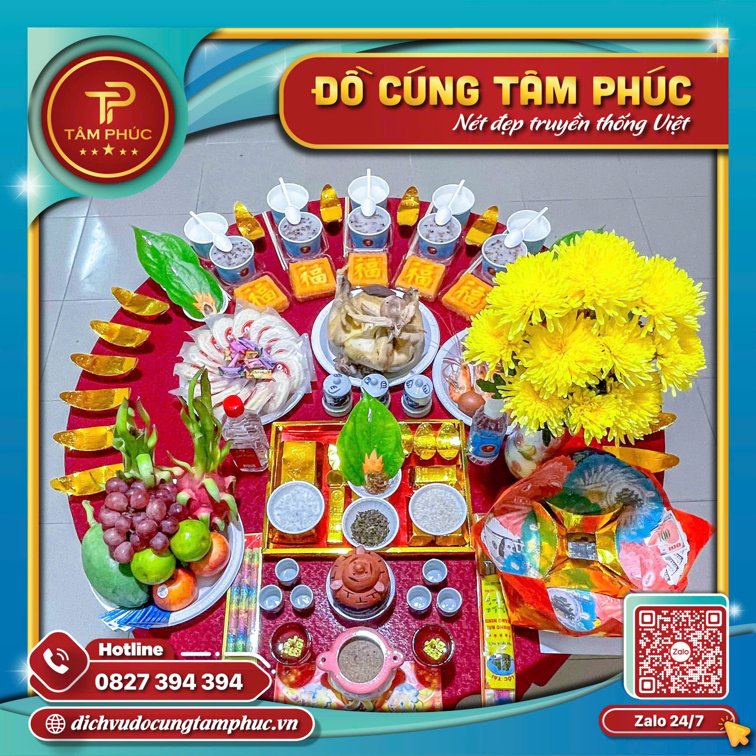 Mâm Cúng Nhập Trạch Cần Thơ