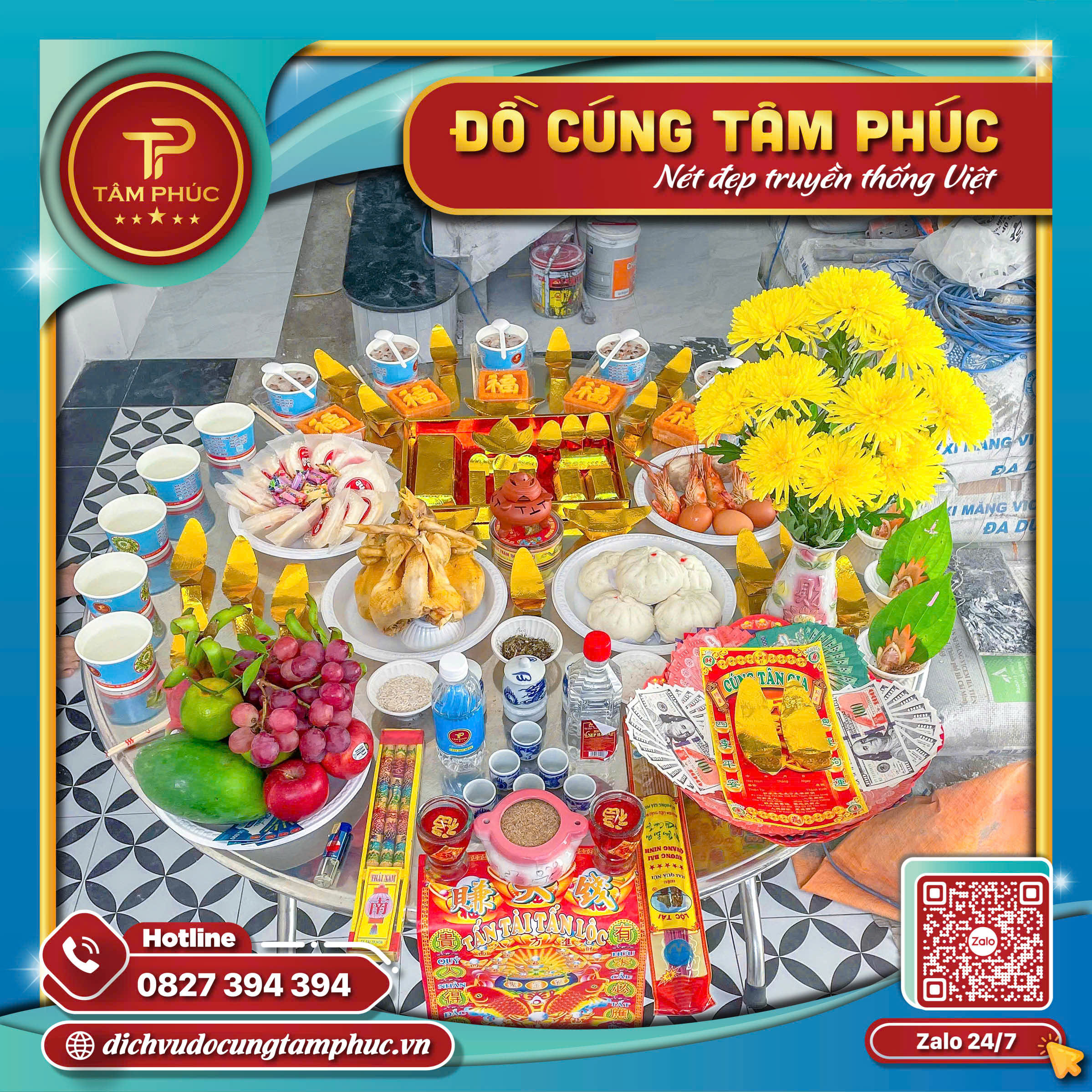 Mâm Cúng Nhập Trạch Cần Thơ