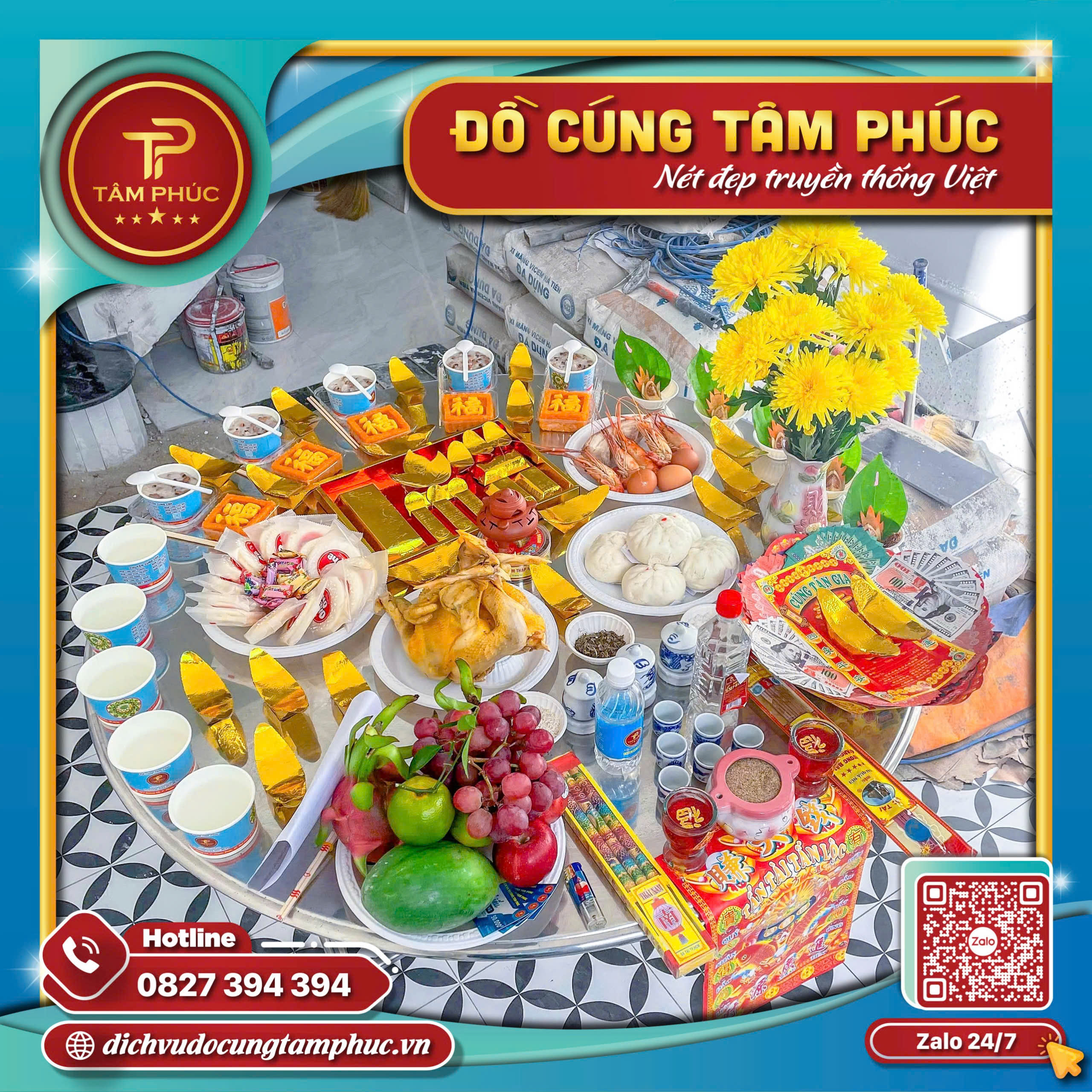 Mâm Cúng Nhập Trạch Cần Thơ