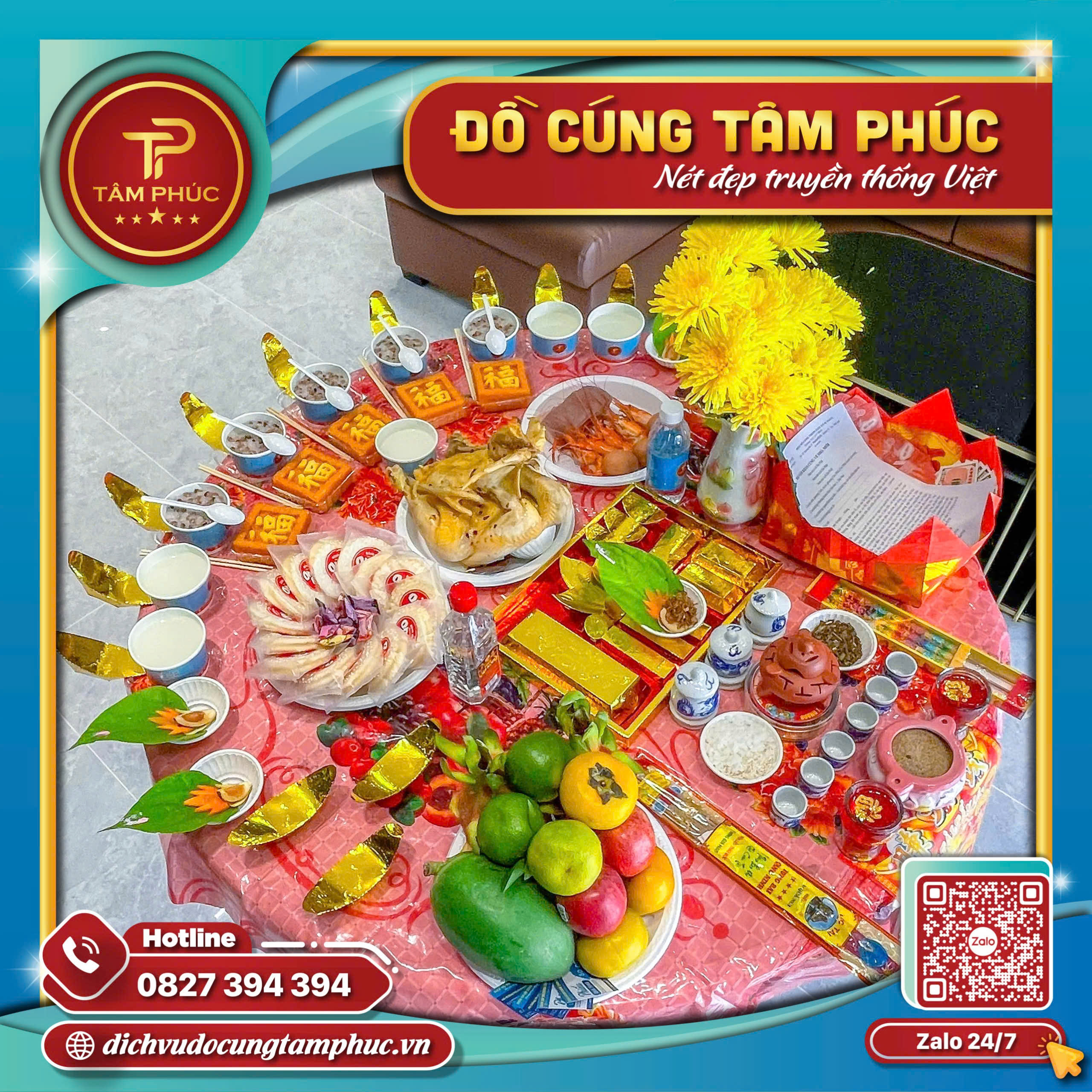 Mâm Cúng Nhập Trạch Cần Thơ