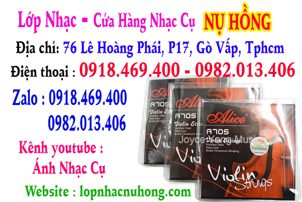 Chuyên thay dây đàn violin tại gò vấp, tphcm, sài gòn