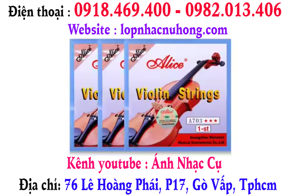 Chuyên thay dây đàn violin tại gò vấp, tphcm, sài gòn