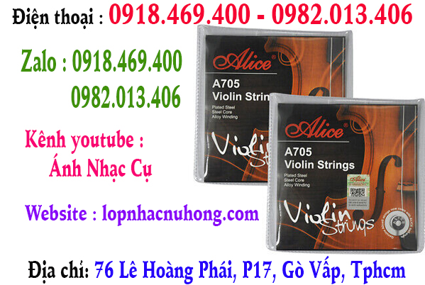 Chuyên thay dây đàn violin tại gò vấp, tphcm, sài gòn