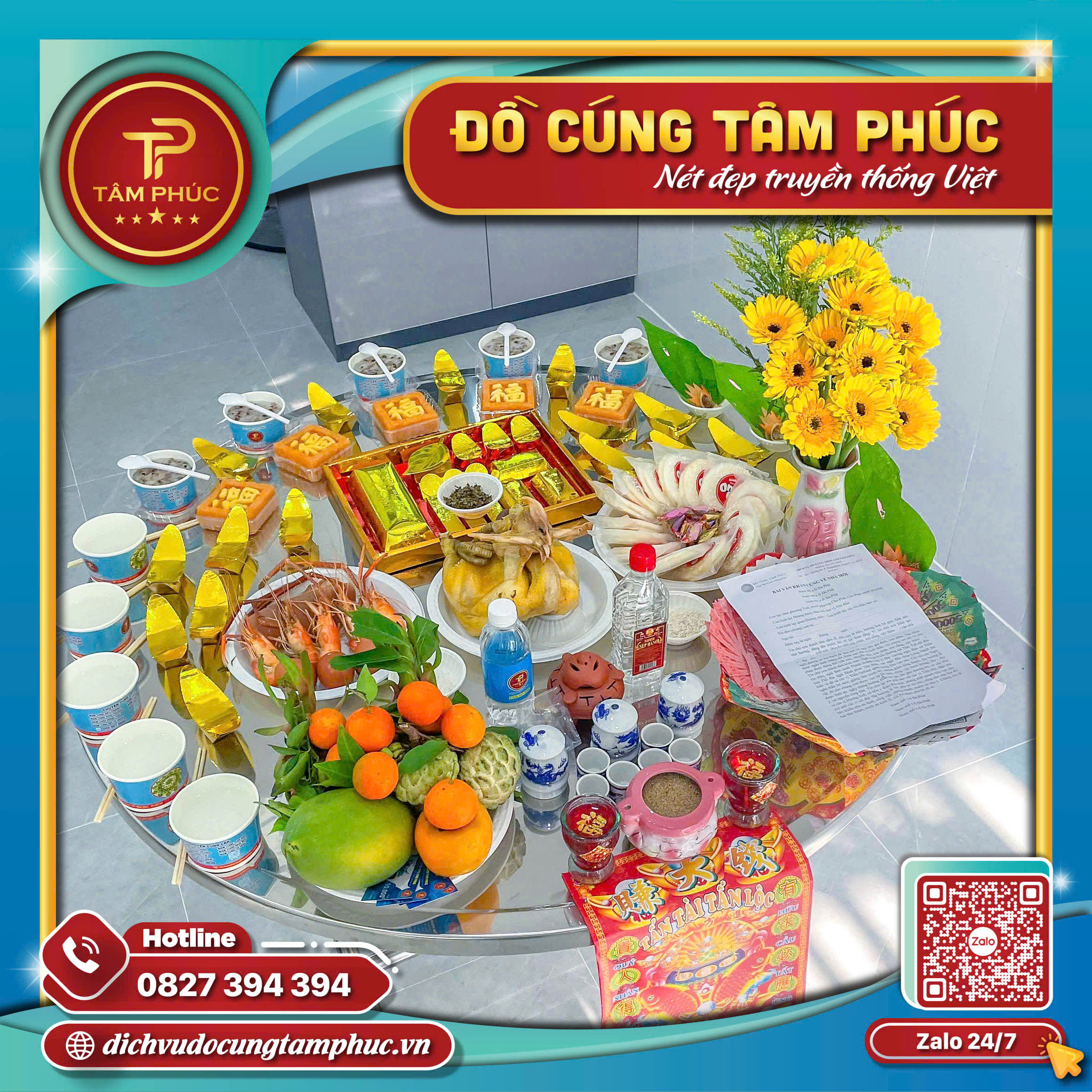 Ý Nghĩa Tâm Linh Và Phong Thủy Mâm Cúng Nhập Trạch