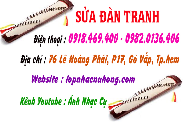 Địa chỉ sửa đàn tranh tại gò vấp, tphcm, sài gòn