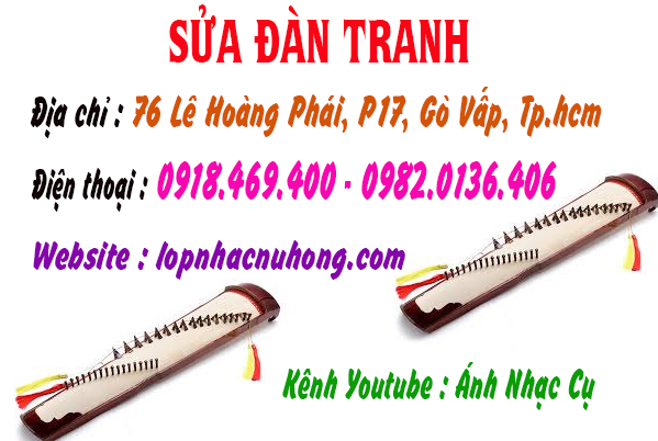 Địa chỉ sửa đàn tranh tại gò vấp, tphcm, sài gòn