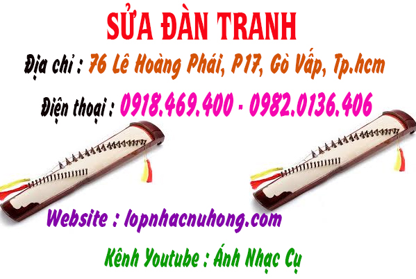 Địa chỉ sửa đàn tranh tại gò vấp, tphcm, sài gòn